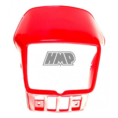 Frontal porta farol / carenagem YAMAHA DT 50 LC / LCD / FUNDADOR CASAL XT K615 / vermelho - HP